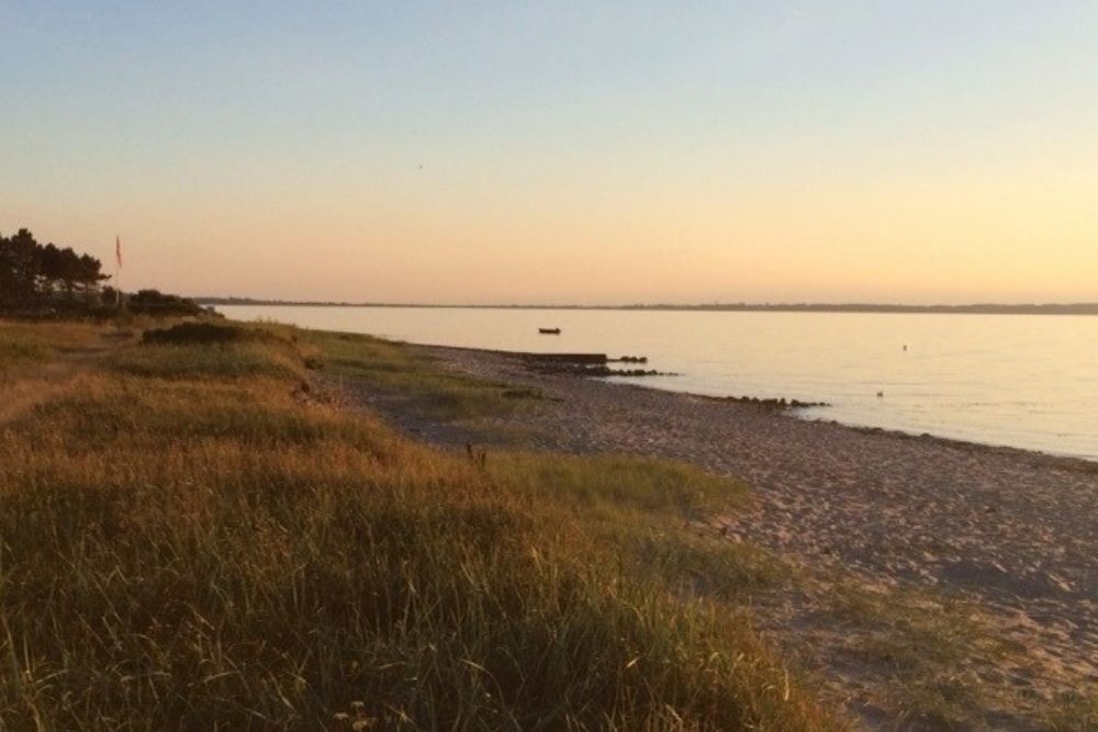 Der herrliche Strand in der Nähe von Luxusferienhaus Nr. 338 bei Fünen und seine Inseln.
