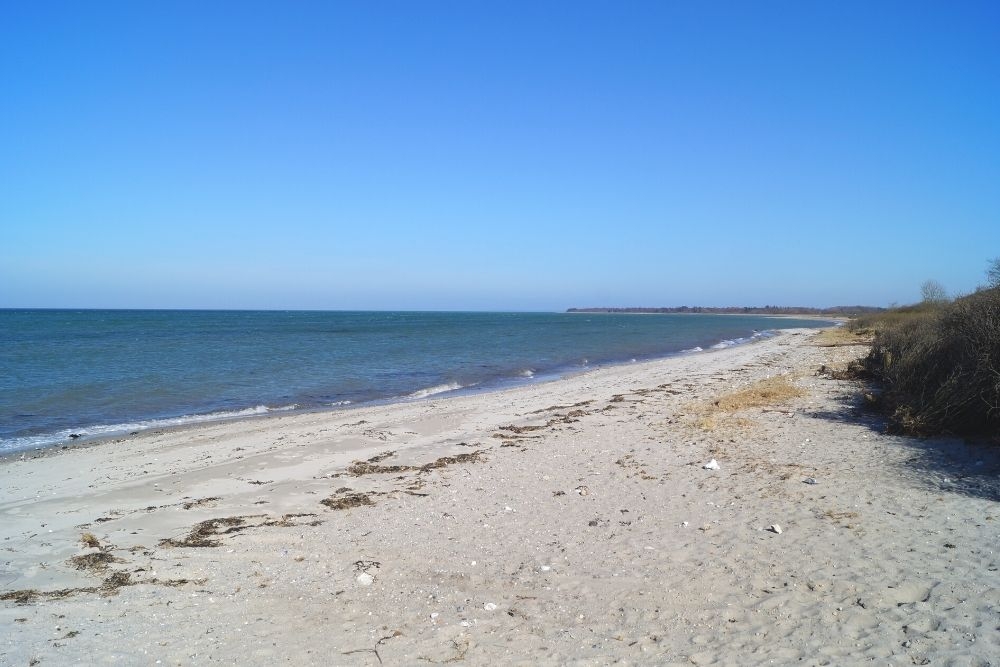 Der Strand in der Nähe von Luxusferienhaus Nr. 338.