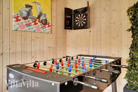 Veranstaltet ein Turnier im Aktivitätsraum, wenn ihr das Ferienhaus Nr. 338 in Fünen und seine Inseln besucht.