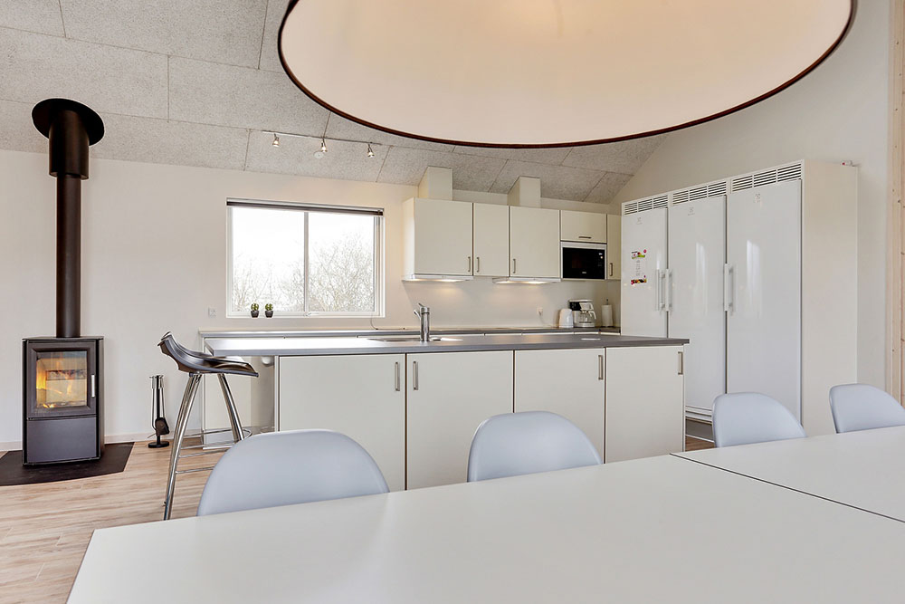 Die Küche im Luxusferienhaus Nr. 340 ist gut eingerichtet.
