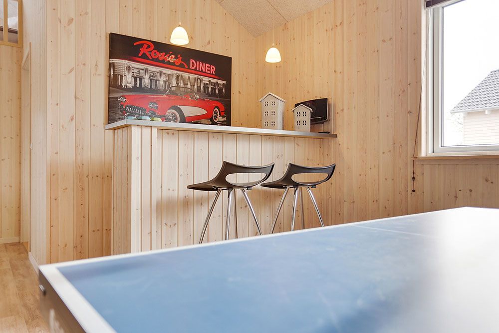 Das Ferienhaus 340 ist mit eigener Bar ausgestattet