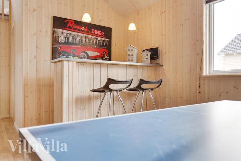 Das Ferienhaus 340 ist mit eigener Bar ausgestattet