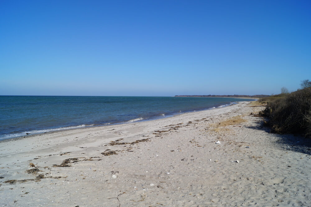 Der Strand in der Nähe von Luxusferienhaus Nr. 340.