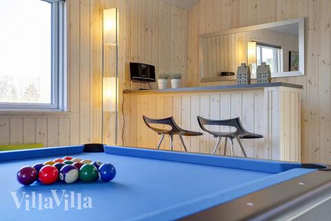 Das Ferienhaus 344 ist mit eigener Bar ausgestattet