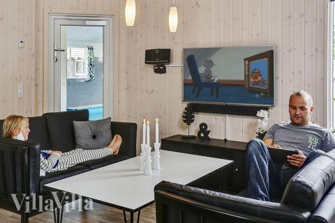 Aufenthaltsraum mit Platz für 22 im Luxusferienhaus Nr. 346.