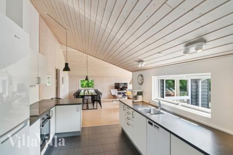 Die Küche im Luxusferienhaus Nr. 352 ist gut eingerichtet.