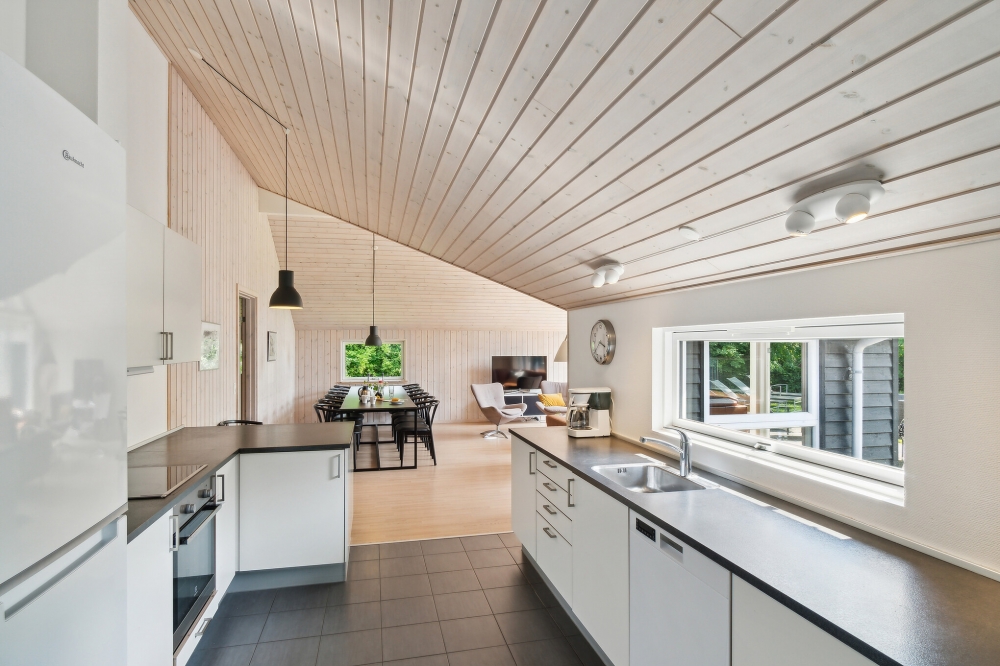 Die Küche im Luxusferienhaus Nr. 352 ist gut eingerichtet.