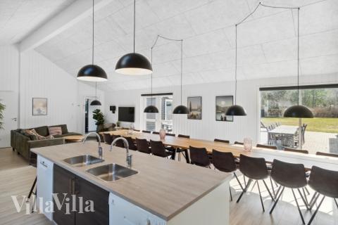 Die Küche im Luxusferienhaus Nr. 350 ist gut eingerichtet.