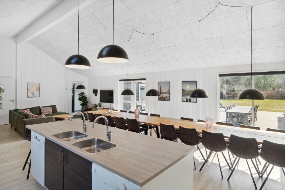 Die Küche im Luxusferienhaus Nr. 350 ist gut eingerichtet.