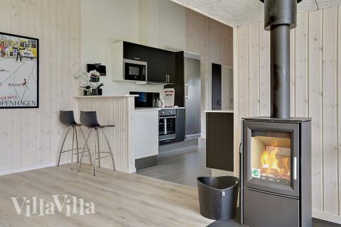 Die Küche im Luxusferienhaus Nr. 349 ist gut eingerichtet.