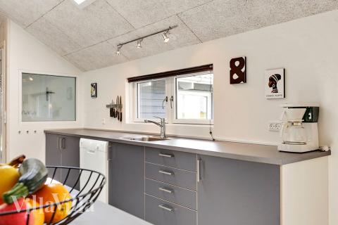 Die Küche im Luxusferienhaus Nr. 353 ist gut eingerichtet.