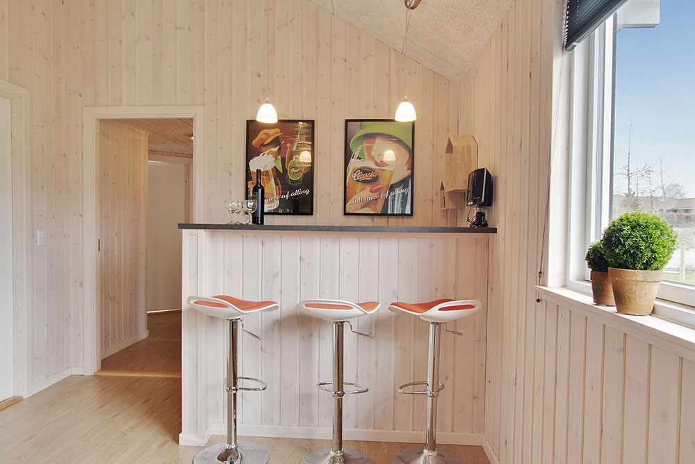 Das Ferienhaus 358 ist mit eigener Bar ausgestattet