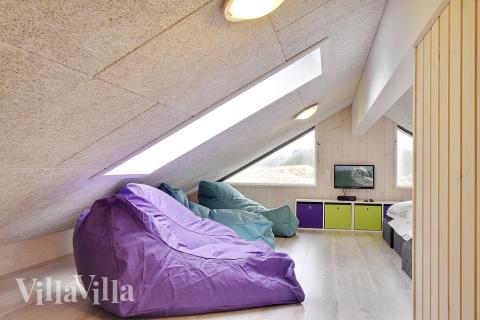 Einige der 18 Schlafgelegenheiten befinden sich im Luxusferienhaus Nr. 357 auf dem ausgebauten Dachboden