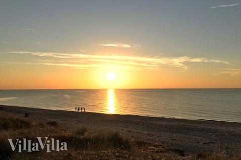 Der Strand in der Nähe von Luxusferienhaus Nr. 361.