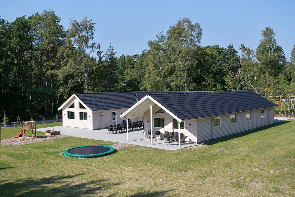 Dieses schöne Poolhaus Nr. 362 mit Platz für 24 Personen liegt in Nordseeland