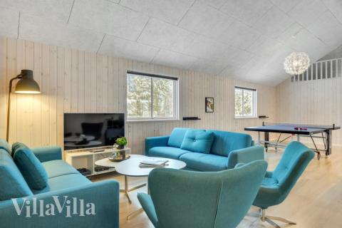 Aktivitätsraum im Luxusferienhaus Nr. 362 mit 9 Schlafzimmern und Platz für 24 Gäste.