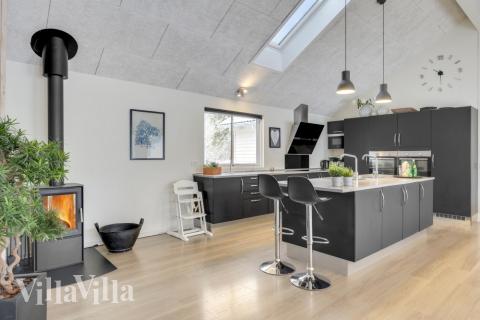 Die Küche im Luxusferienhaus Nr. 362 ist gut eingerichtet.