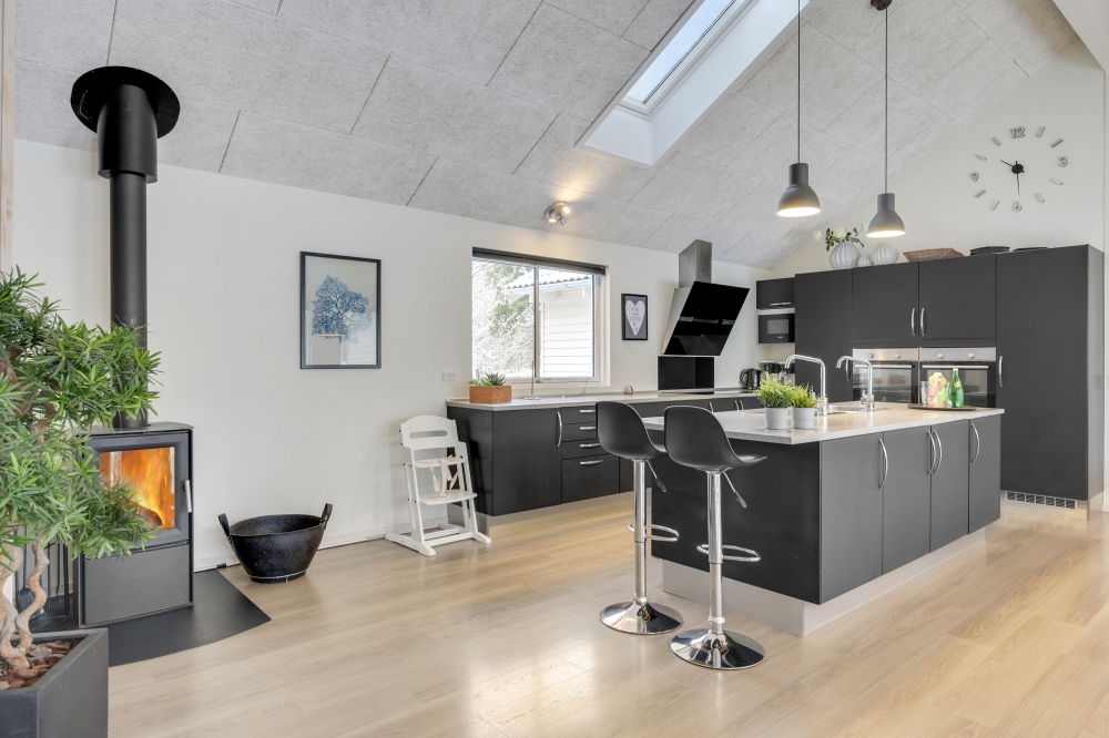 Die Küche im Luxusferienhaus Nr. 362 ist gut eingerichtet.