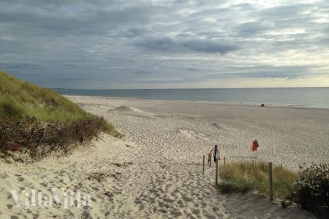 Der Strand in der Nähe von Luxusferienhaus Nr. 363.