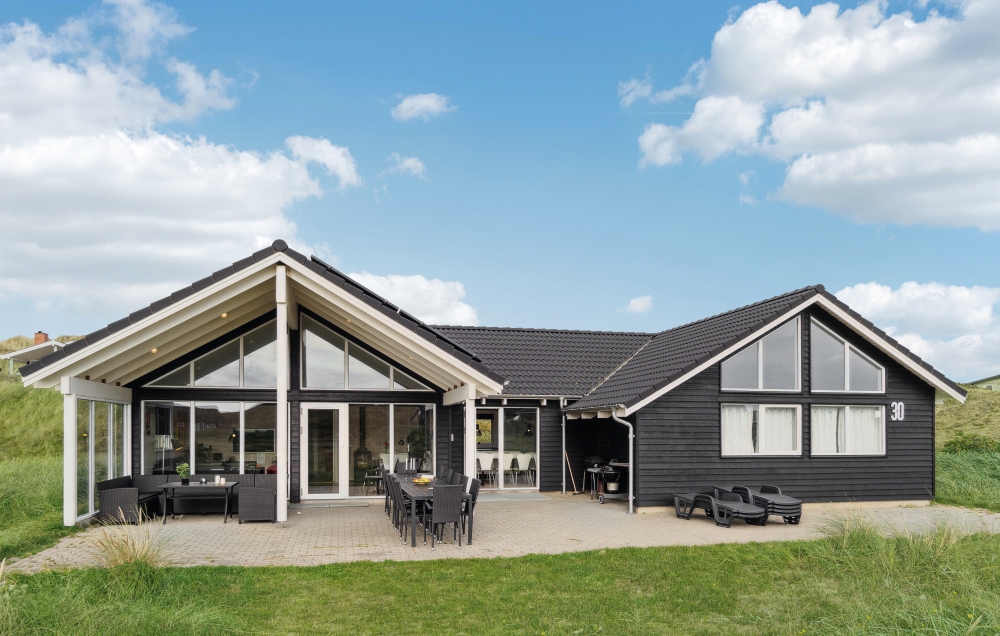 Das Luxusferienhaus Nr. 363 hat eine tolle Terrasse, die mit hochwertigen Gartenmöbeln für 20 Personen ausgestattet ist.