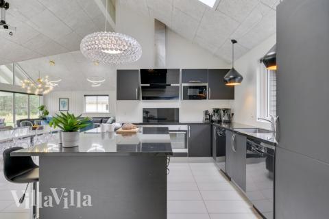 Die Küche im Luxusferienhaus Nr. 365 ist gut eingerichtet.