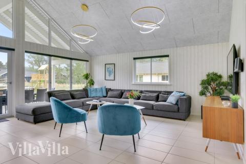 In der Sofalandschaft des Ferienhauses Nr. 365 kann man es richtig gemütlich machen.