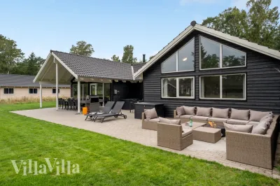 Großes Luxus-Poolhaus Nr. 365 mit XL-Küche für 20 Personen in Asserbo nahe Wald und Strand, Nordseeland, Dänemark