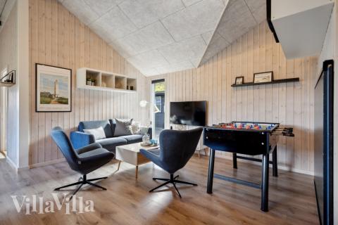 Aktivitätsraum im Luxusferienhaus Nr. 371 mit 9 Schlafzimmern und Platz für 21 Gäste.