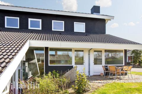 Große Terrasse am Luxusferienhaus Nr. 373 in Limfjord.