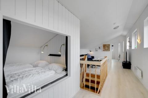 Schlafzimmer im Luxusferienhaus Nr. 373 in Limfjord