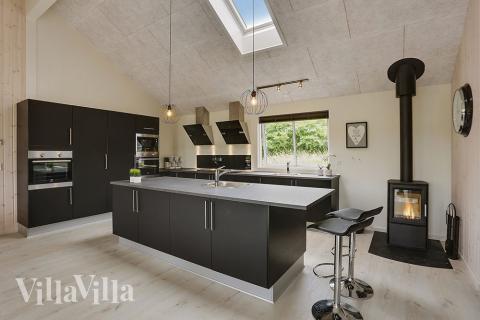 Die Küche im Luxusferienhaus Nr. 376 ist gut eingerichtet.