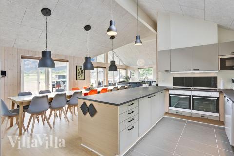 Die Küche im Luxusferienhaus Nr. 379 ist gut eingerichtet.