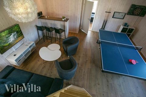 Veranstaltet ein Turnier im Aktivitätsraum, wenn ihr das Ferienhaus Nr. 377 in Nordseeland besucht.