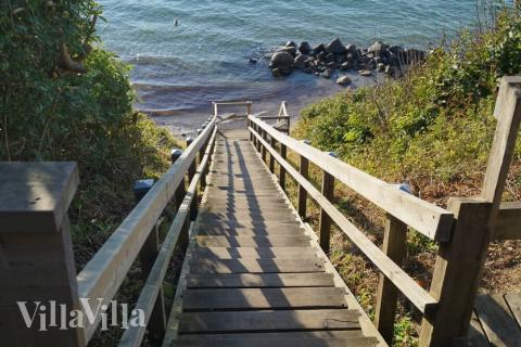 Der herrliche Strand in der Nähe von Luxusferienhaus Nr. 378 bei Nordseeland.