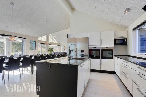 Die Küche im Luxusferienhaus Nr. 384 ist gut eingerichtet.