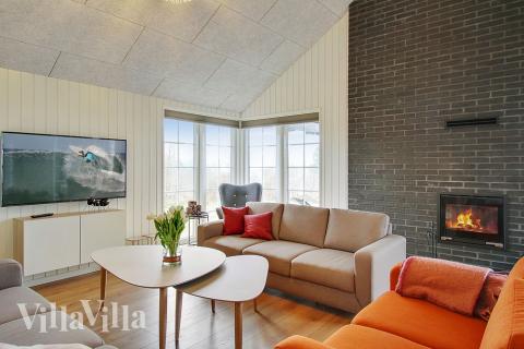 Das Luxusferienhaus Nr. 386 hat einen wunderschönen Aufenthaltsraum.