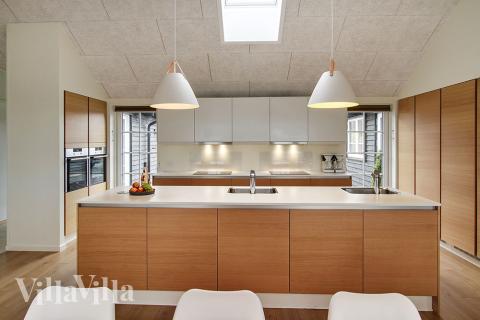 Die Küche im Luxusferienhaus Nr. 386 ist gut eingerichtet.