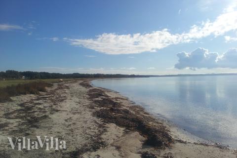 Der Strand in der Nähe von Luxusferienhaus Nr. 386.