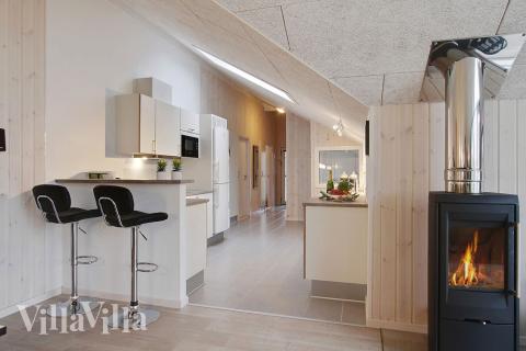 Die Küche im Luxusferienhaus Nr. 702 ist gut eingerichtet.