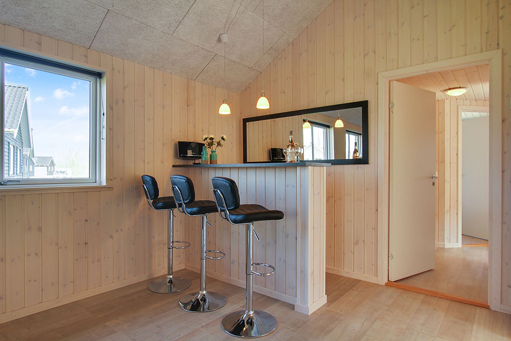 Das Ferienhaus 704 ist mit eigener Bar ausgestattet