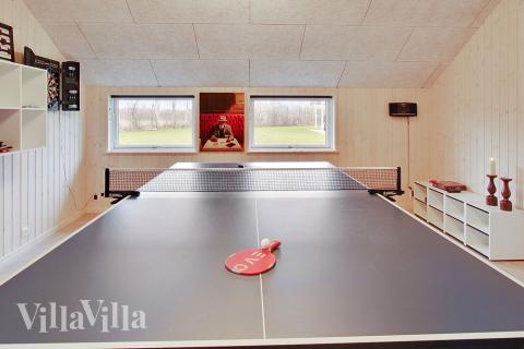 Das Luxusferienhaus 708 für 12 Personen hat einen großen Aktivitätsraum mit u. a. Billard und Darts