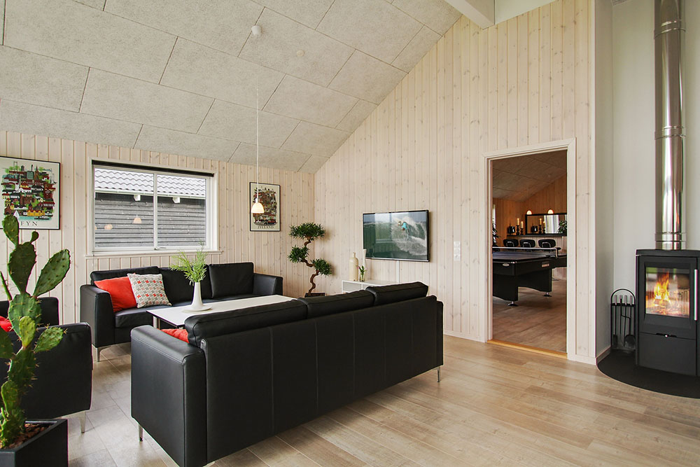 Das Luxusferienhaus Nr. 710 hat einen wunderschönen Aufenthaltsraum.