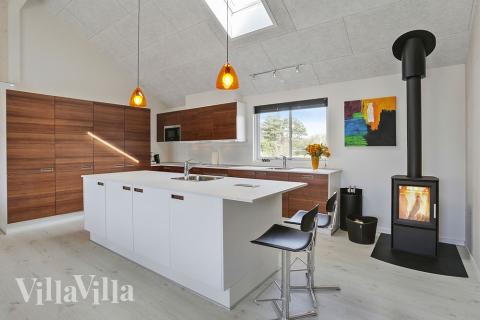 Die Küche in dem Luxusferienhaus Nr. 393 ist so gut ausgestattet, dass man problemlos Mahlzeiten für 20 Personen zubereiten kann.