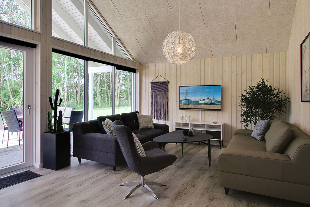 Das Luxusferienhaus Nr. 713 hat einen wunderschönen Aufenthaltsraum.