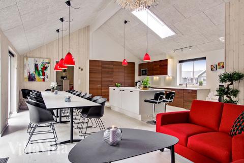 Das Luxusferienhaus Nr. 715 hat einen wunderschönen Aufenthaltsraum.