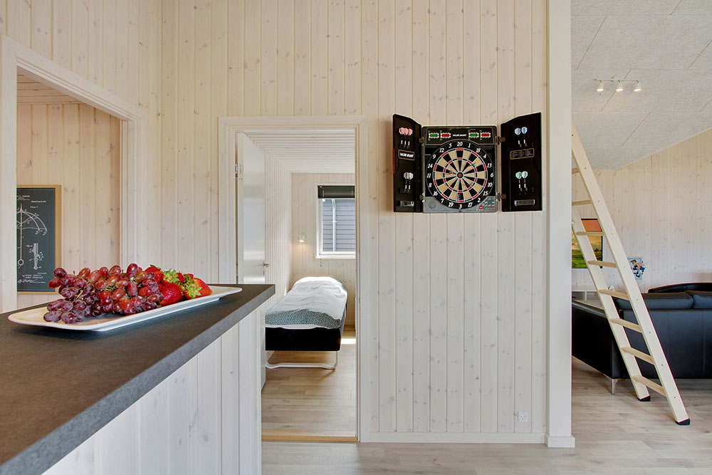 Aktivitätsraum im Luxusferienhaus Nr. 399 mit 7 Schlafzimmern und Platz für 18 Gäste.