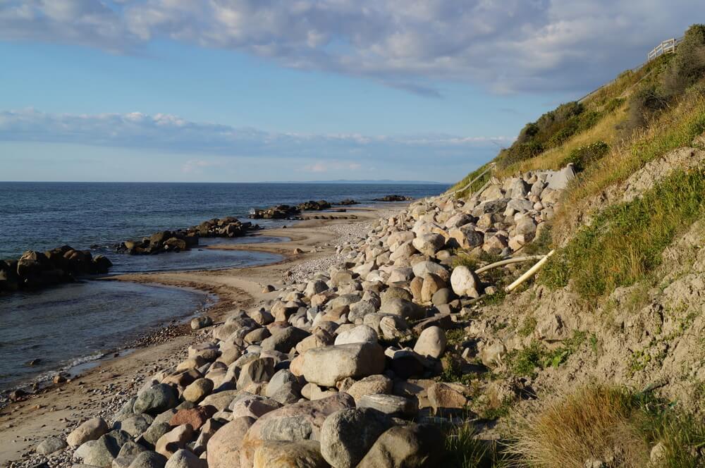 Der herrliche Strand in der Nähe von Luxusferienhaus Nr. 388 bei Nordseeland.
