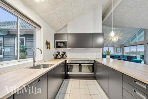 Die Küche im Luxusferienhaus Nr. 397 ist gut eingerichtet.