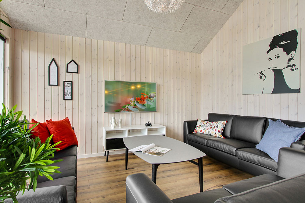 Das Luxusferienhaus Nr. 390 hat einen wunderschönen Aufenthaltsraum.