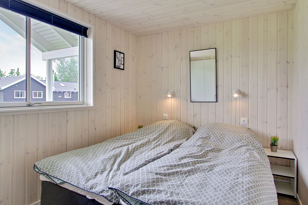 Eines der 8 Schlafzimmer im Luxusferienhaus Nr. 707